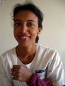 Pascale, sage femme du service du CAMPS, à  l'Hôpital Nord