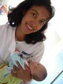 Pascale, sage femme du service du CAMPS, à l'Hôpital Nord